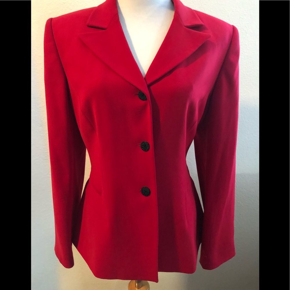 Liz Claiborne Red Gorgeous Pant and Blazer Set